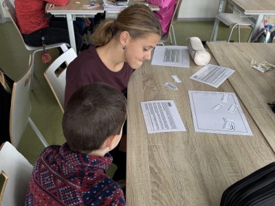 Čtenářská lekce v 6.B