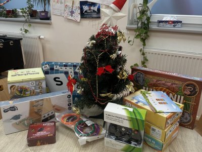 “Vánoční párty” ve školním klubu