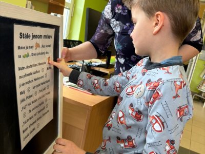 Doplňujeme do příběhu obrázky.