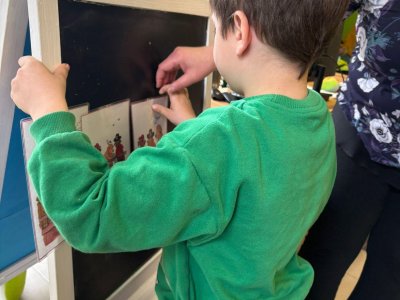 Poslechli jsme si pohádku o hledání pokladu.